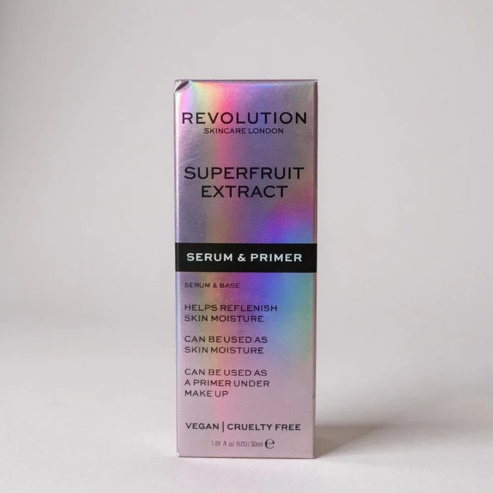 REVOLUTION Skincare London Superfruit Serum & Primer NIB